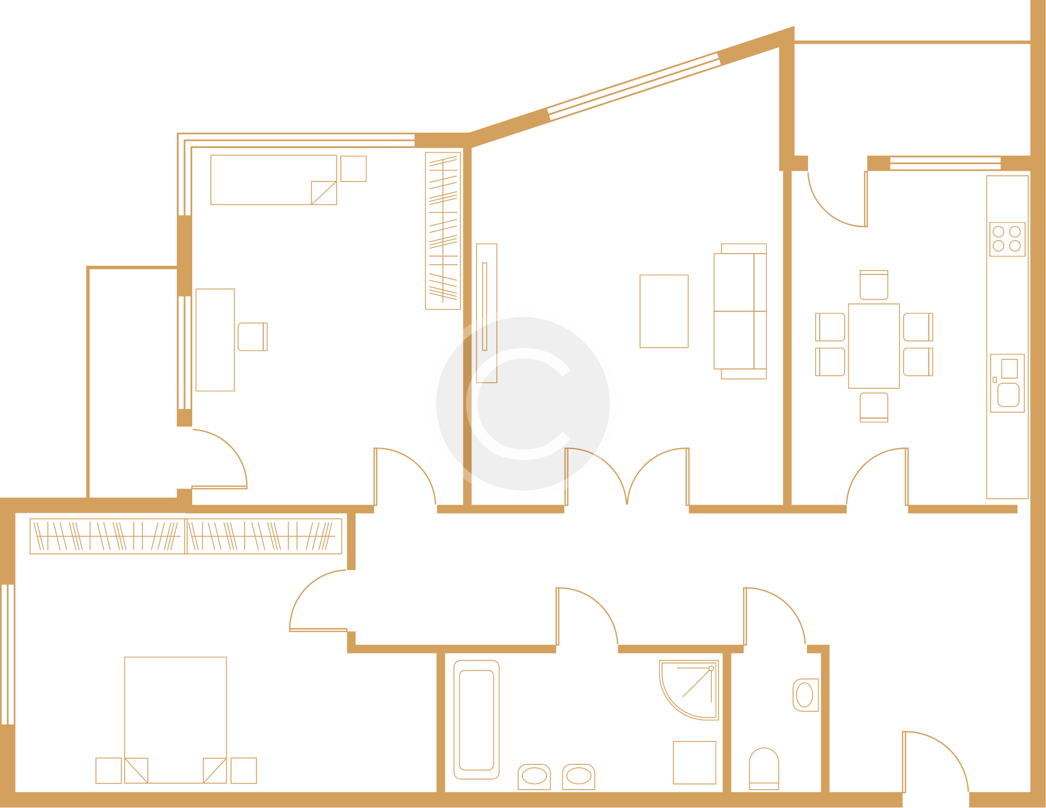 Tipologji 2+1 me Kopsht Privat
